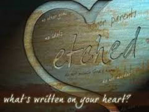 What is written on your heart